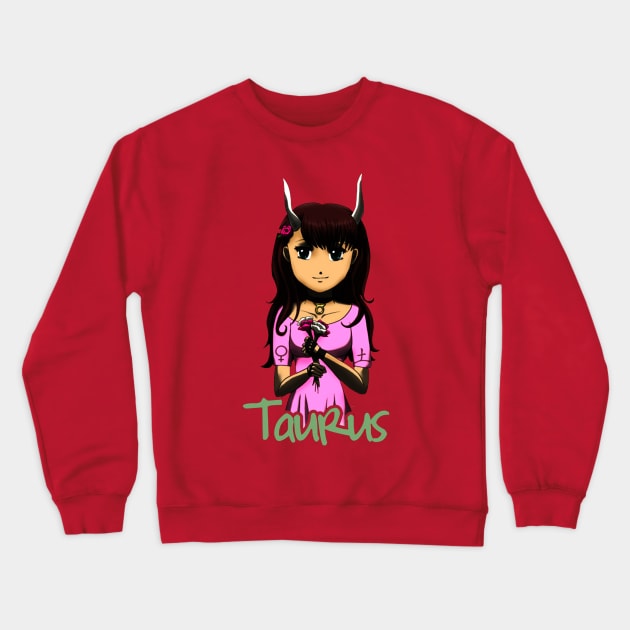 taurus Crewneck Sweatshirt by ernestbrooks